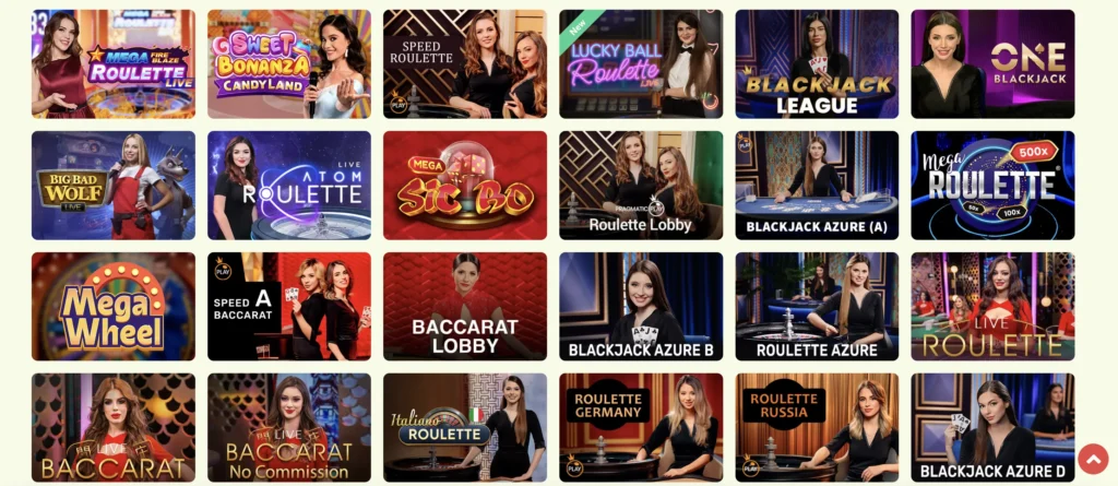 live casino games at yoyo casino