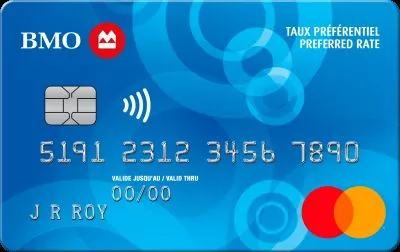BMO Preferred Rate Mastercard card