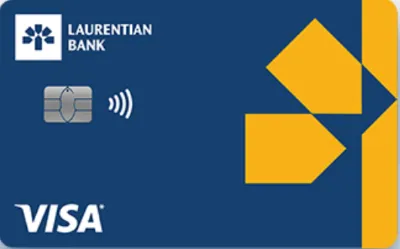 Laurentian Bank Visa* Reduced Rate card