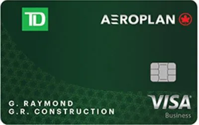 TD® Aeroplan® Visa* Business Card card