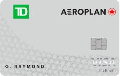 TD® Aeroplan® Visa Platinum* Credit Card card