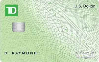 TD U.S. Dollar Visa* Card card